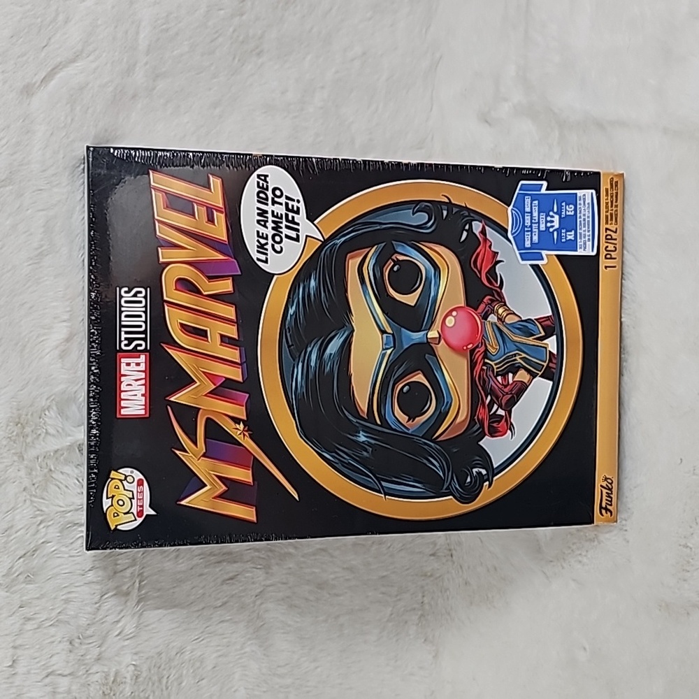 Funko POP Tees Marvel Studios Ms. Marvel Size XL  Limited Edition Tee